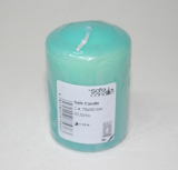 Posten 621: 1-B-Ware, 11 x Selbstverlöschende Sicherheitskerze, 7 x 5 cm Ø, mint-türkis