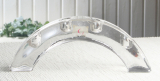 Glas-Leuchter "Bow" für Spitz-/Stabkerzen