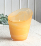 Kerze im Glas "Como", Gelb