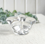 Kerzenhalter "Stern", Glas, ca. 8 x 4 cm