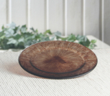 Glasteller Ø 12 cm, KLEIN, Braun