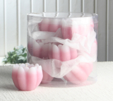 1-B-Ware!!! 12er-Pack Schwimmkerzen "Seerose" mit Duft, Rosa