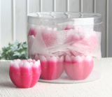 1-B-Ware!!! 8er-Pack Schwimmkerzen "Seerose" mit Duft, Pink