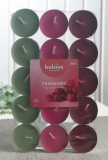 30er-Vorteilspackung Bolsius-Duft-Teelichter, Cranberry