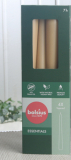 Bolsius-Spitzkerzen (4er Pack), Haferbeige