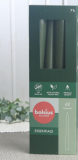 Bolsius-Spitzkerzen (4er Pack), Frische Olive