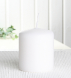 Selbstverlöschende Sicherheitskerze, 7 x 6 cm Ø, weiß CC