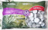 Bolsius-Teelichter, 6 Stunden Brenndauer, 100er-Beutel