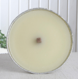 Outdoor-Flammschale, ca. 16x2 cm Ø, cremeweiß