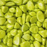 Dekosteine / Deko-Marbles (7-15 mm), 1 kg, apfelgrün