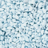 Dekosteine / Deko-Nuggets (6-8 mm), 500 g, hellblau