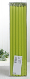 Stabkerzen, 30 x 1,2 cm Ø, 12er-Pack, limonengrün - CC