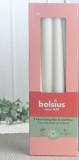 Bolsius-Spitzkerzen (4er Pack), Weiß
