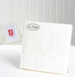 Cocktailservietten "Uni weiß"