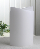 Formkerze "Ellipse", Zwei-Flügel-Kopf, 190 mm hoch