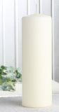 Wenzel Stumpenkerze 25 x 8 cm Ø, Elfenbein