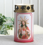 Ökolicht mit Golddeckel, "Herz-Jesu", klein
