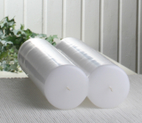 Formkerze "Doppelflachkopf", mit zwei Dochten, 240 mm hoch