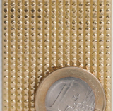 Perlstreifen "ZERA", 2 x 250 mm, 16er-Pack, gold