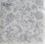 Serviette "Arabesque, weiß-silber", ti-flair
