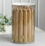 Premium-Baumkerzen "Trend" (20er Dose), gold-metallic