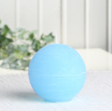 Rustik-Kugelkerze, 6 cm Ø, hellblau