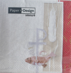 Serviette Kommunion 2010, Paper+Design