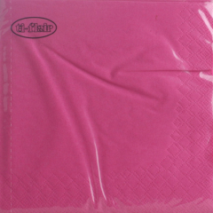 Uni-Servietten, 33 x 33 cm, 20er-Pack, fuchsia - pink