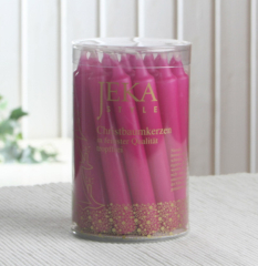 Premium-Baumkerzen Trend (20er Dose), fuchsia