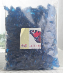COLOMI Glasgranulat (ca. 2-25 mm), 1-KG-Beutel, blau Typ 1
