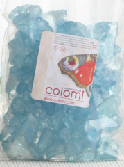 COLOMI Glasgranulat (ca. 2-25 mm), 500 Gramm, hellblau