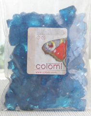 COLOMI Glasgranulat (ca. 2-25 mm), 500 Gramm, dunkelblau