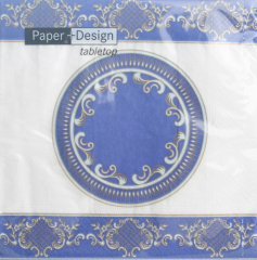 Serviette Blue Baroque, Paper+Design
