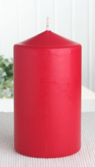 Bolsius-Stumpenkerze 15 x 7,8 cm Ø, Rot