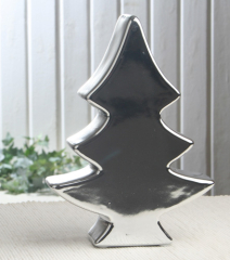 Dekotannenbaum "Silvery Collection", ca. 14,5 x 20 x 4,5 cm (BxHxT)