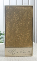 Gästetuch-Präge-Serviette Uni Gold, Paper+Design