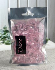 Deko-Brillanten, mittel, (Ø 19 mm), 100 ml, rosa