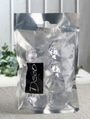 3-XL-Deko-Brillanten (Ø 38 mm), 155 ml, natur