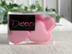 Deko-Softherzen (Ø 45 mm), ca. 12 Stück, rosa