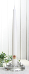 Bolsius-Spitzkerze 24,5 x 2,4 cm Ø, Weiß