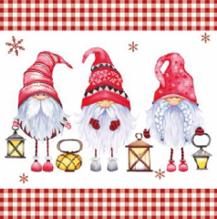 Serviette Scandinavian Gnomes, ti-flair