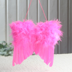 Anhänger Engelsflügel, pink