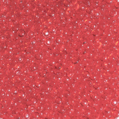 Glitzerperlen Raindrops (2-4 mm), 100 ml, hellrot, CC