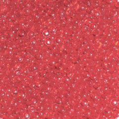 Glitzerperlen Raindrops (2-4 mm), 100 ml, hellrot
