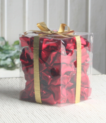 Deko-Mini-Eiswürfel, rot, matt/glänzend