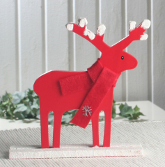 Rotes Deko-Rentier
