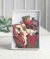 Metallstreuteile "Xmas Motive", 12 Stück