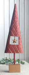 Holz-"XMAS-Tree", rot