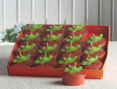 16er-Vorteilspack Dekokerze / Teelicht "Raupe"