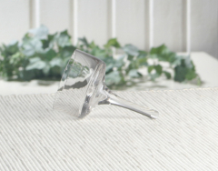 Glasstecker für Teelichte, klar